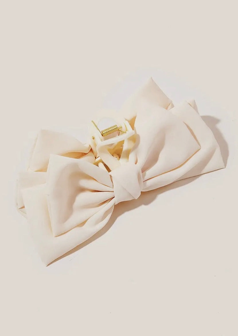 Double Ribbon Hair Claw