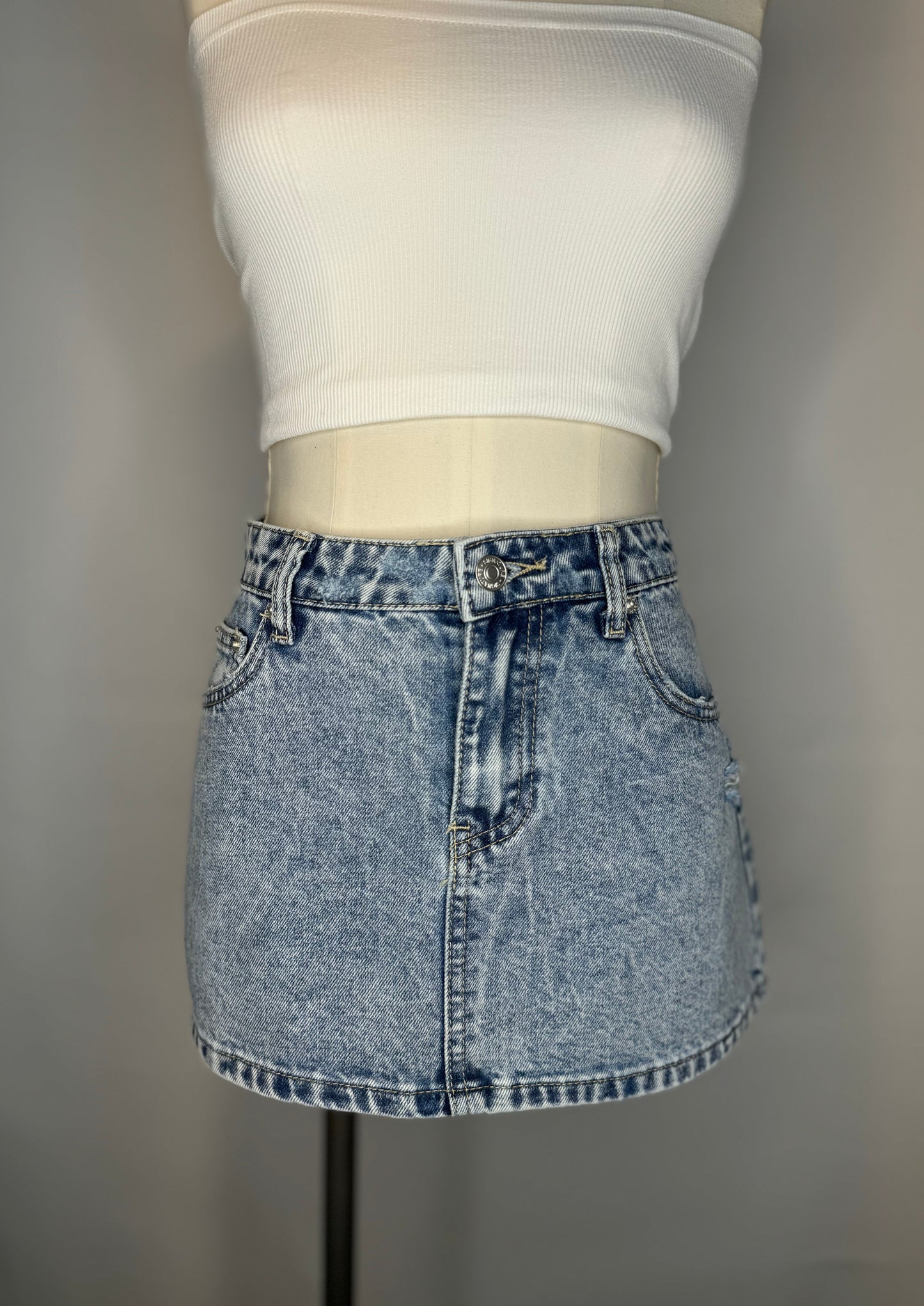 Bailey Denim Mini Skirt