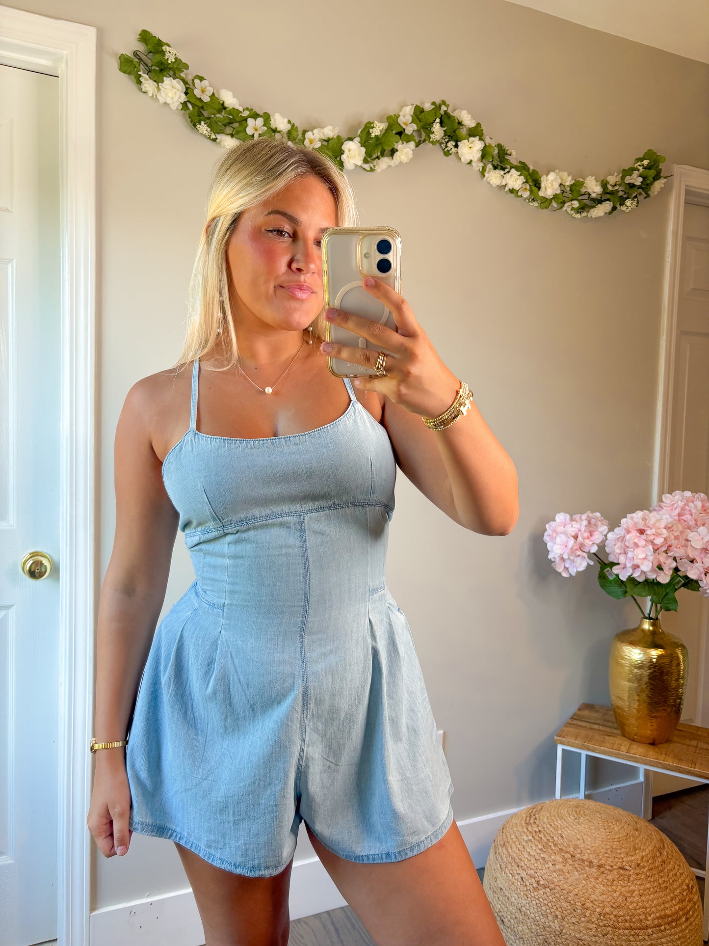 Jody Denim Romper