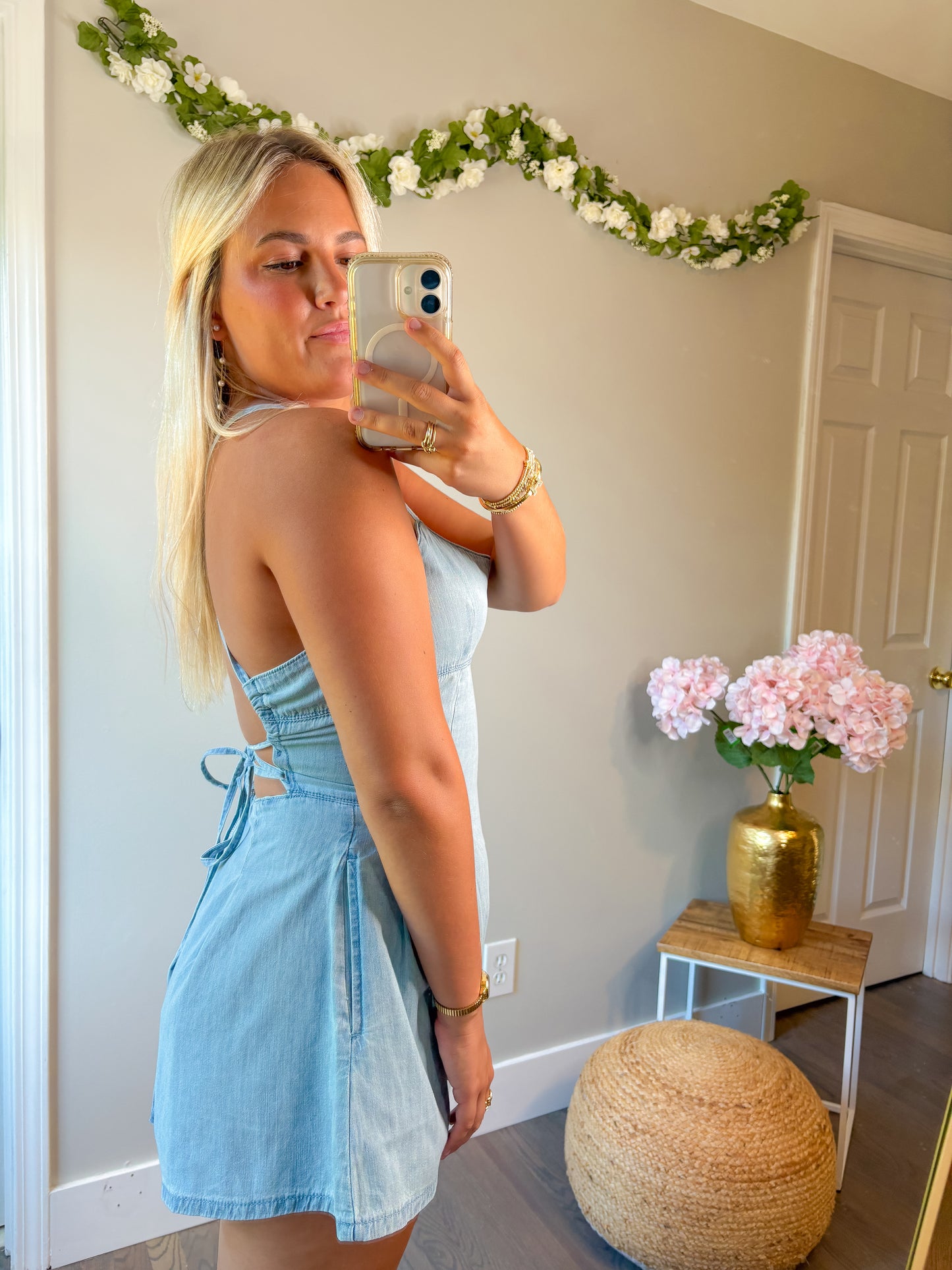 Jody Denim Romper