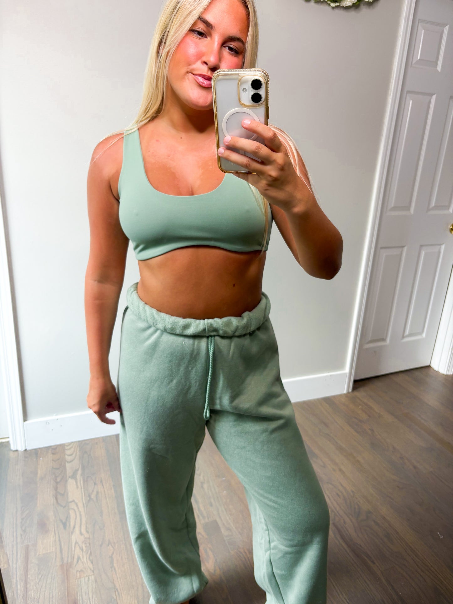 Emilia Bra Top - Sage