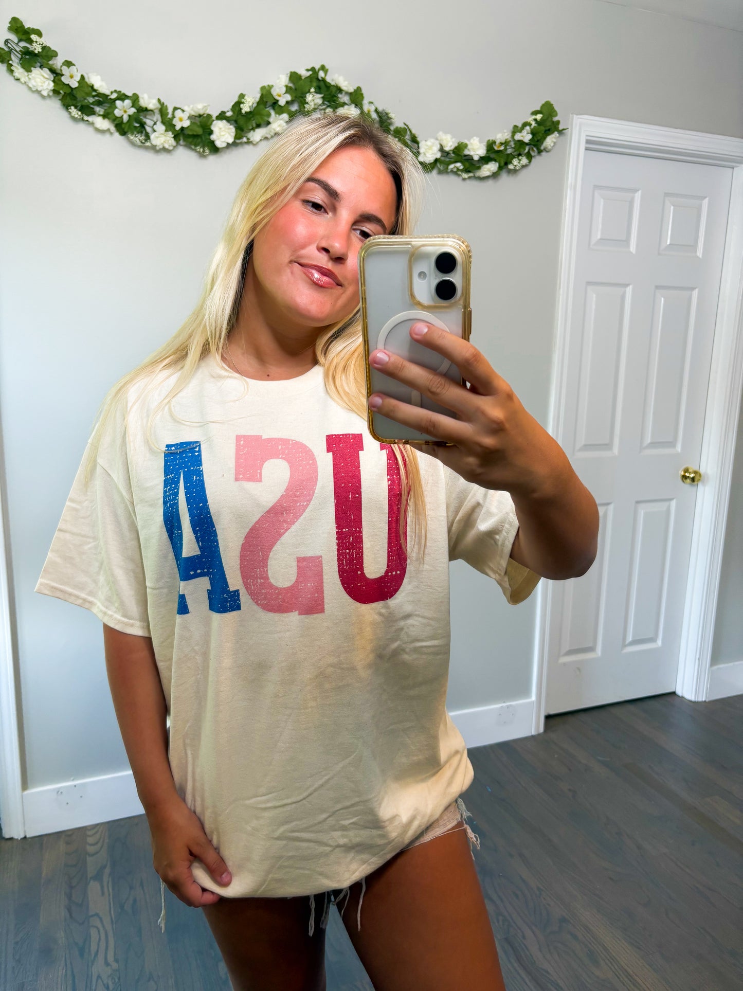 USA Oversized Graphic Tee
