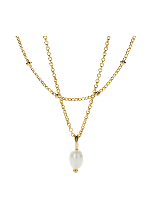 Ana Luisa Gold Layered Tate Necklace Set