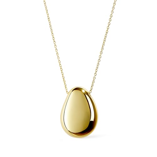 Ana Luisa Gold Pendant Necklace - Pebble