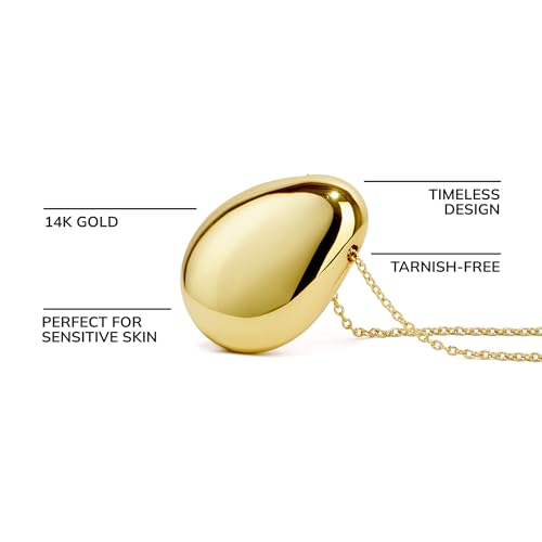 Ana Luisa Gold Pendant Necklace - Pebble