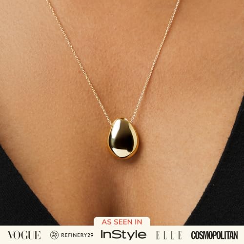 Ana Luisa Gold Pendant Necklace - Pebble