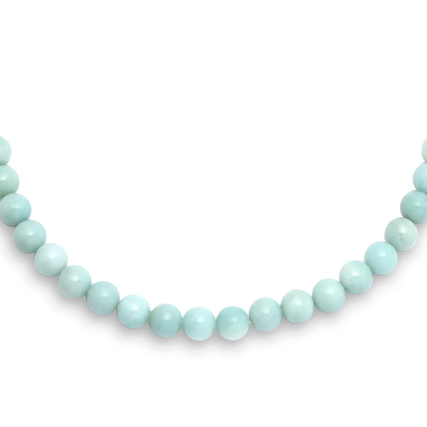 Amazonite Round Gem Stone 10MM Bead Necklace