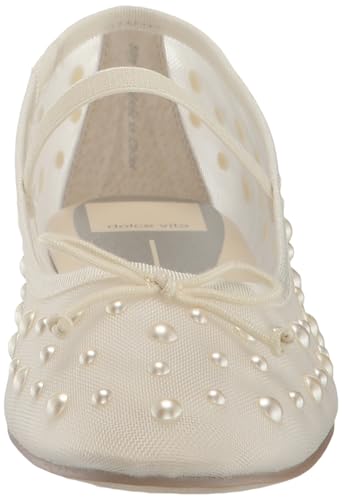 Dolce Vita Women's CADEL PEARL Sandal, IVORY MESH