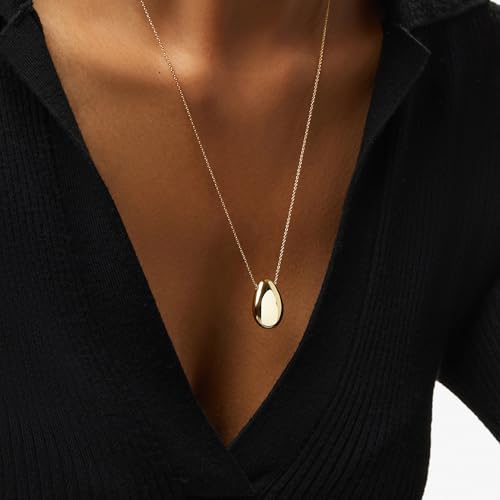 Ana Luisa Gold Pendant Necklace - Pebble