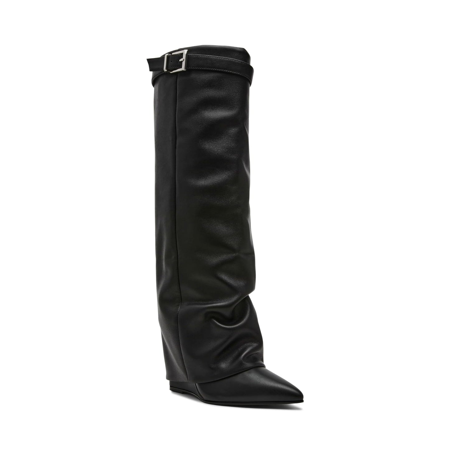 Steve Madden Women's Corenne Knee High Boot - Black Leather