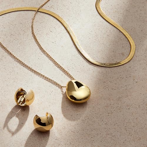 Ana Luisa Gold Pendant Necklace - Pebble