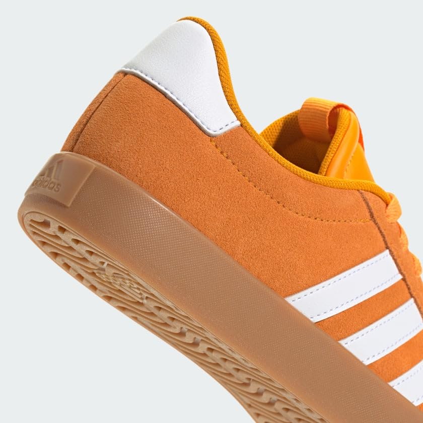 adidas Women's VL Court 3.0 Sneaker, Crew Orange/White/Crew Orange