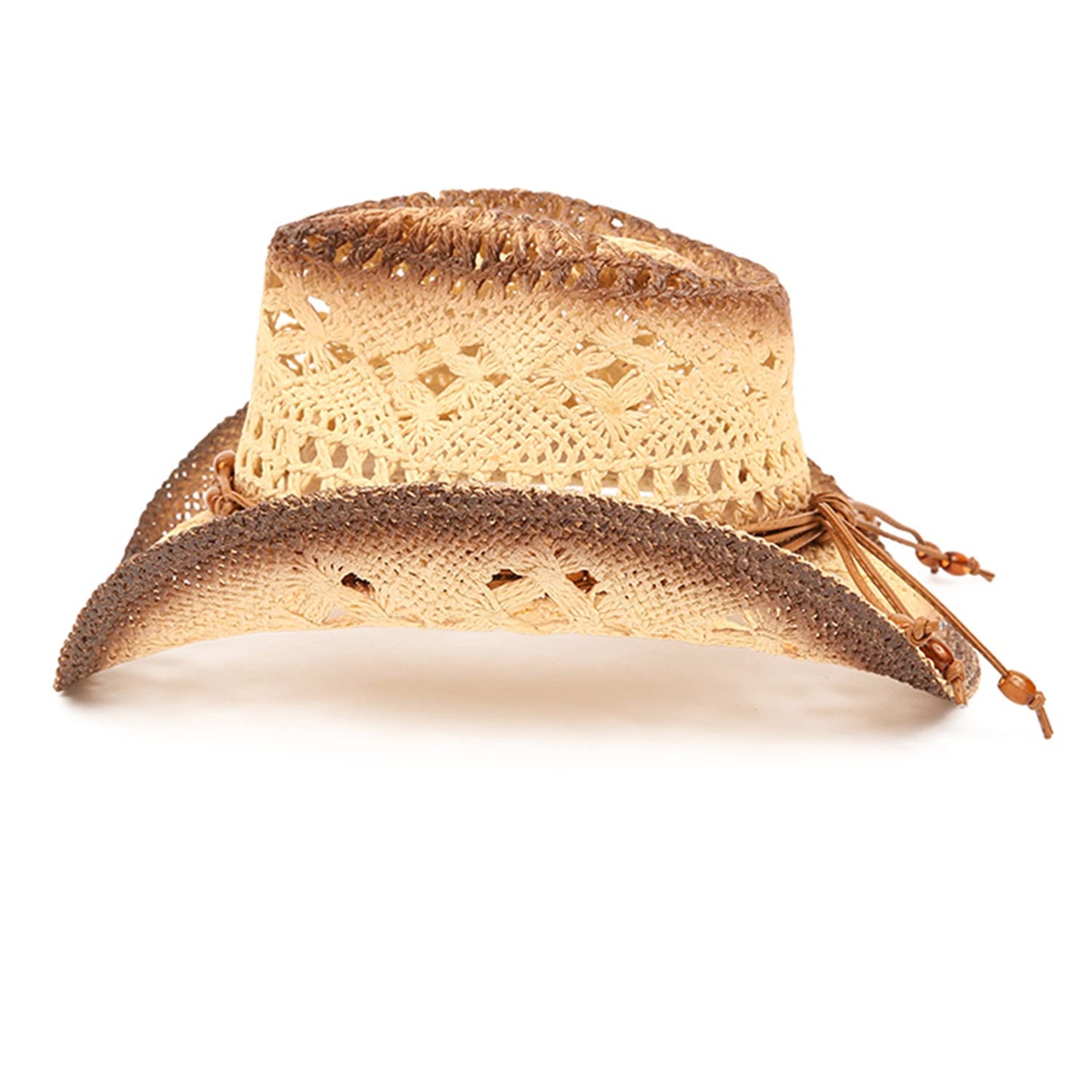 TOVOSO Straw Cowboy Hat - Tea Stain