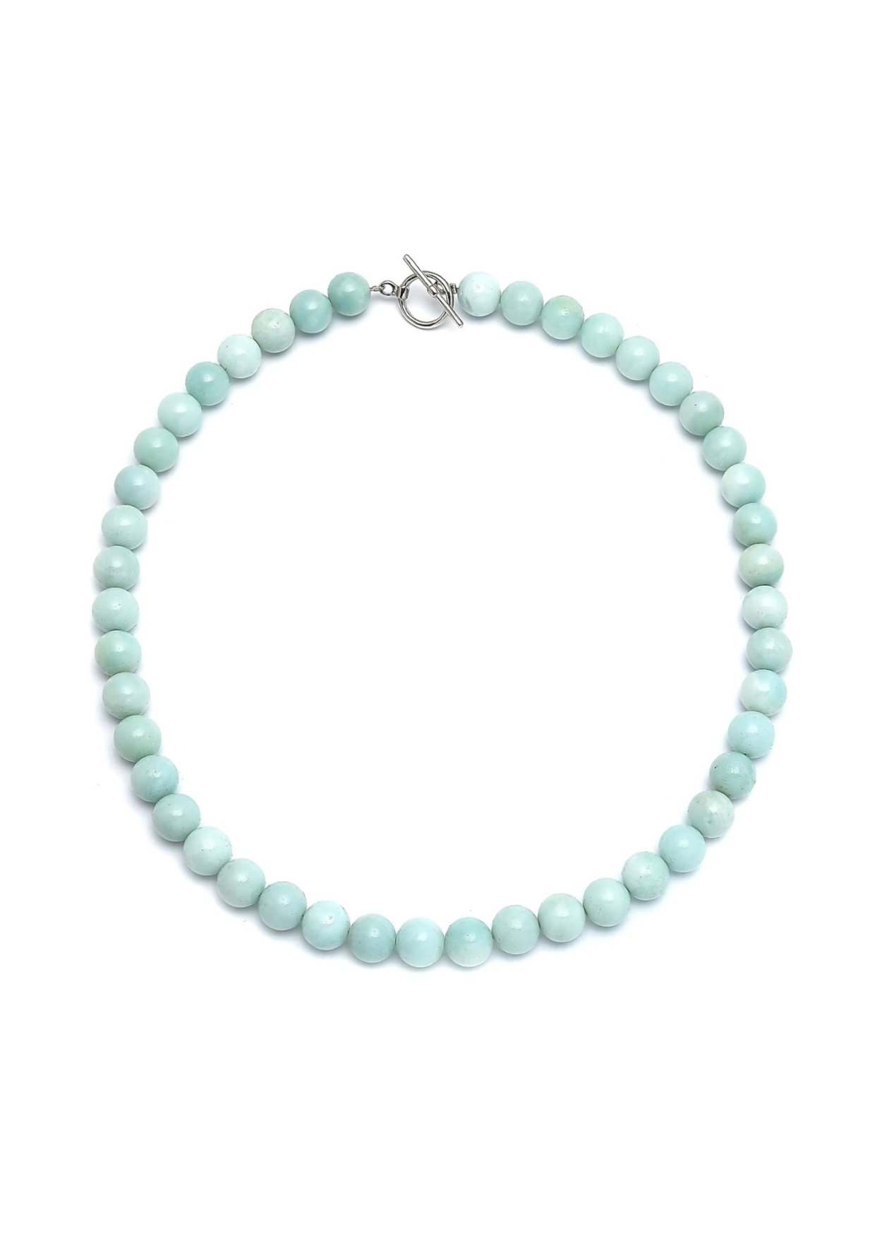 Amazonite Round Gem Stone 10MM Bead Necklace