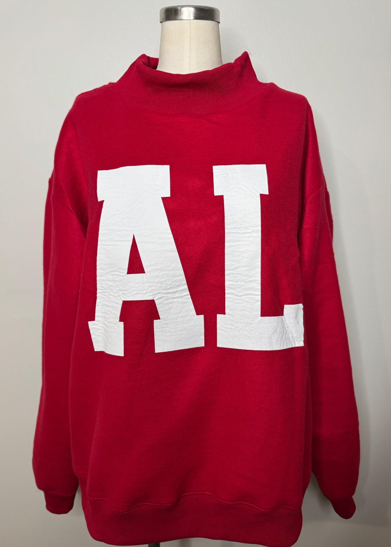 Roll Tide Mockneck - Crimson