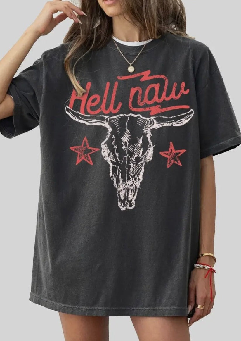 "Hell Naw" Graphic Tee