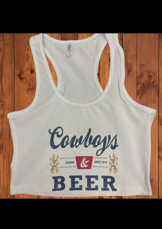 Cowboys & Beer Tank Top