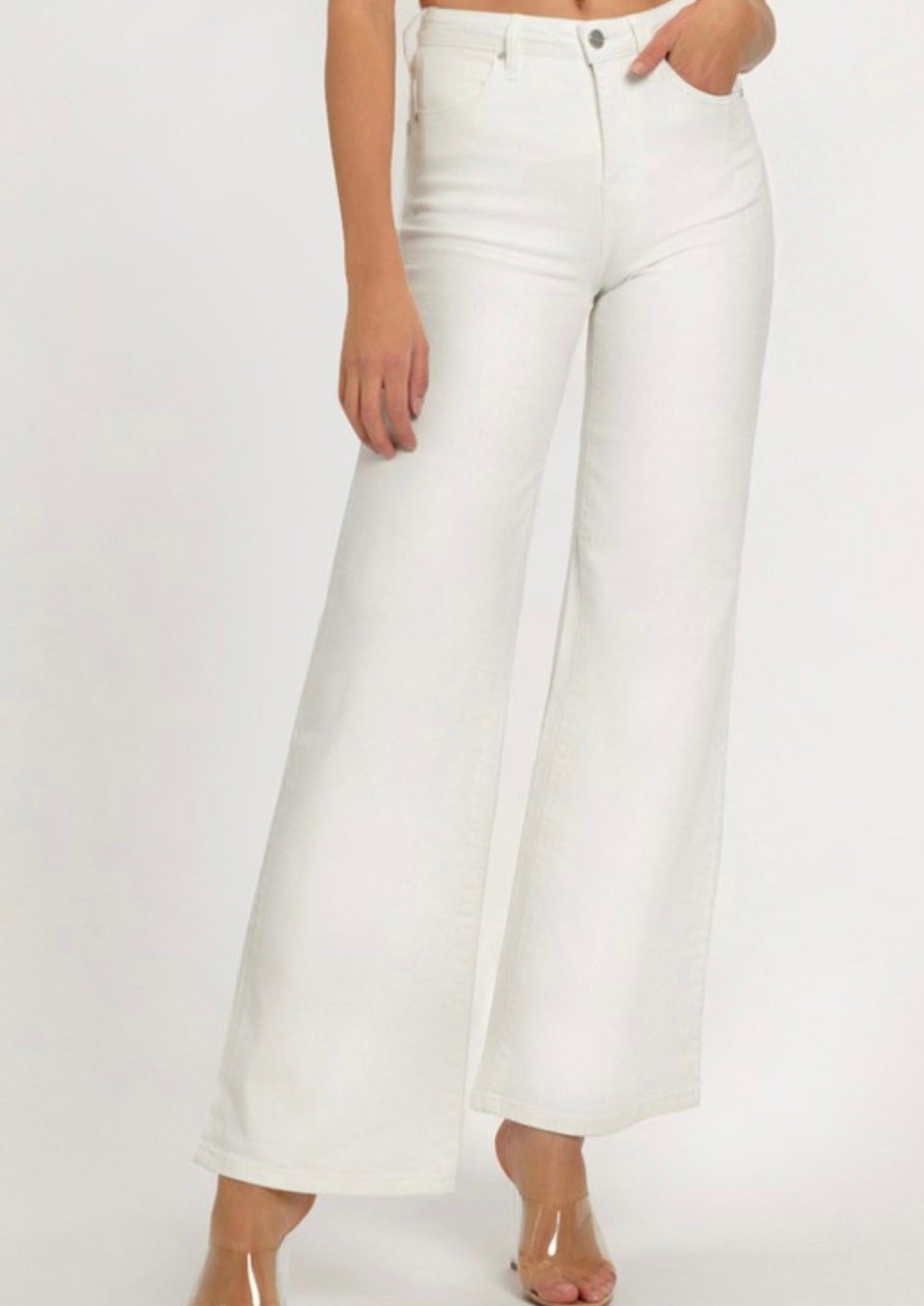 Melanie Tummy Control Wide Leg Jeans