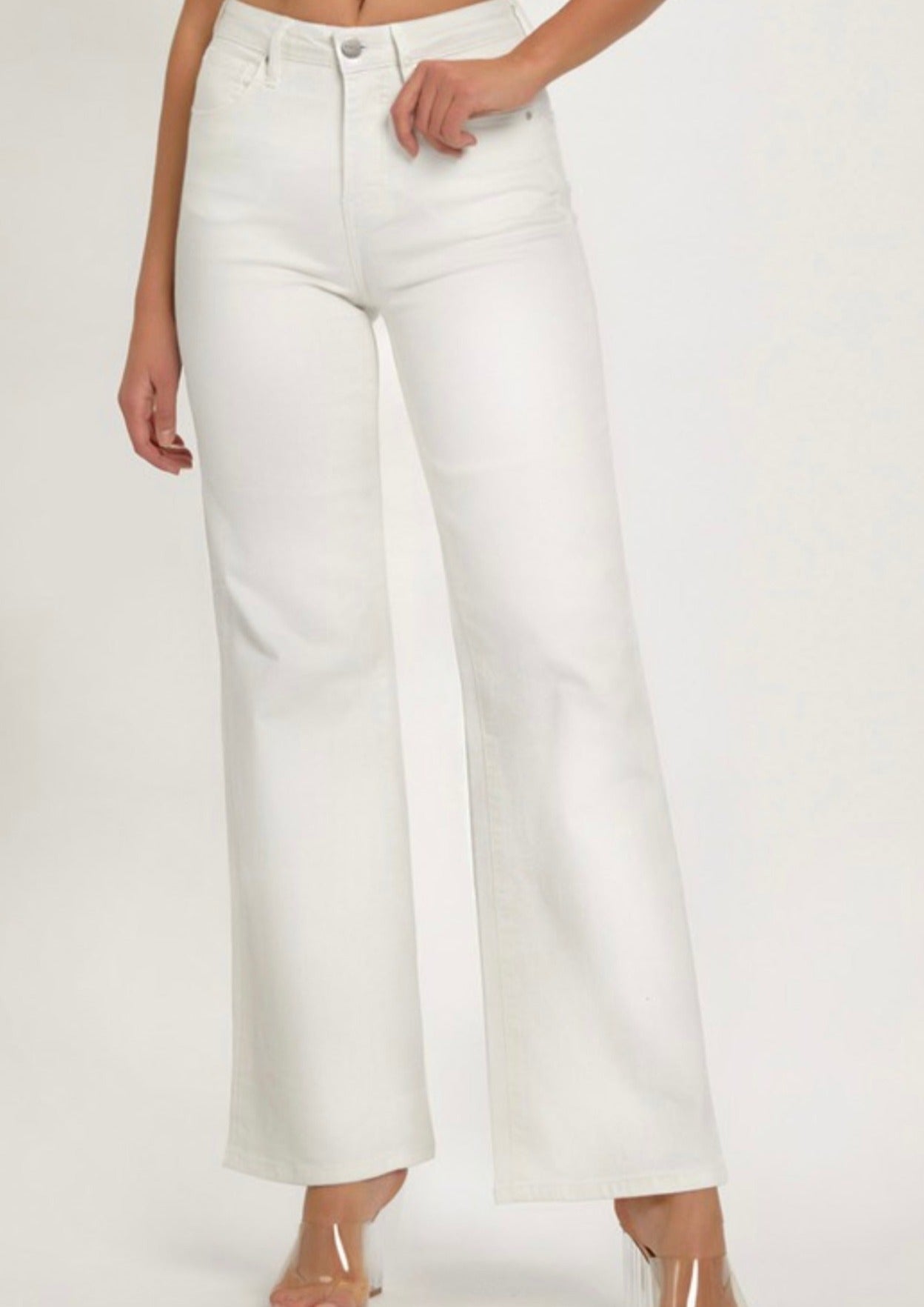 Melanie Tummy Control Wide Leg Jeans