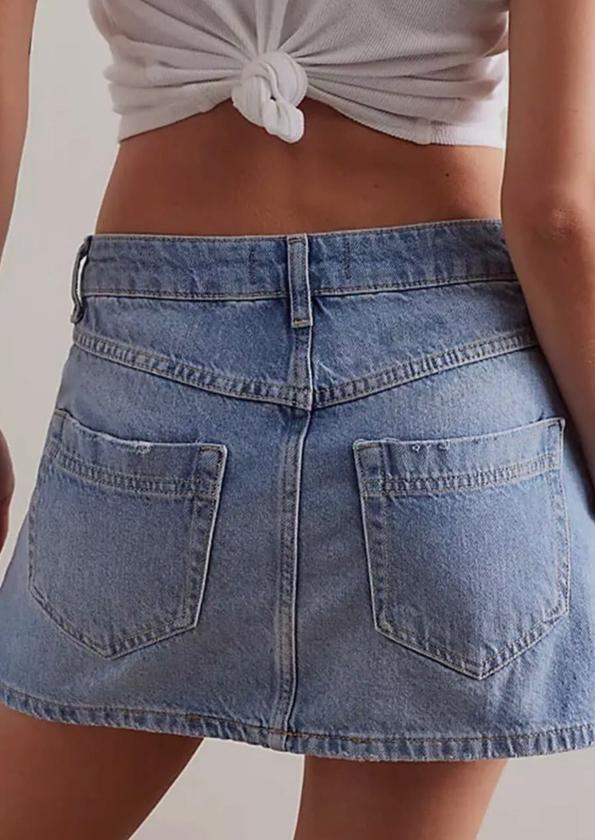 Maya Mini Denim Skirt