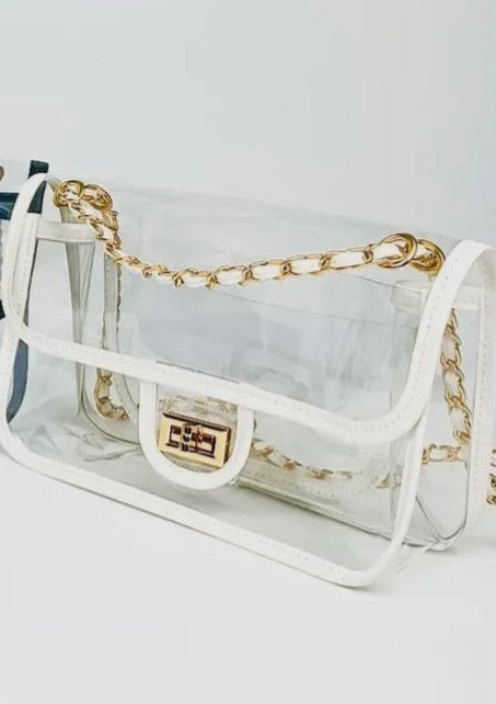 Coco Clear Bag - White