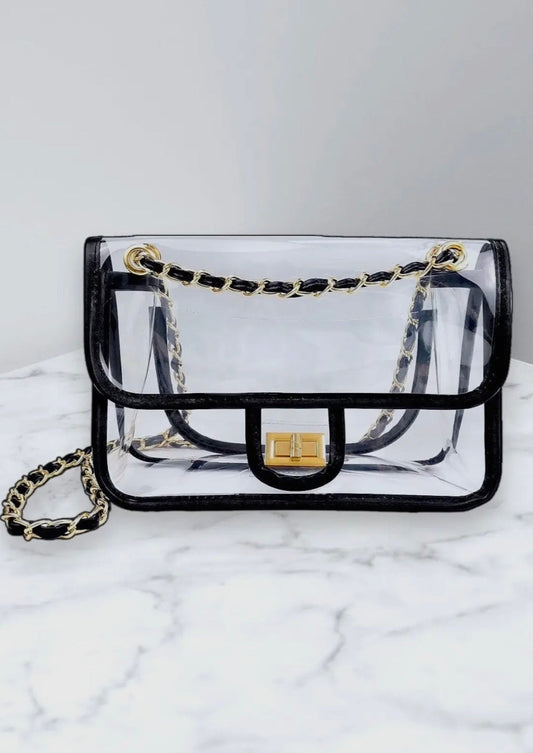 Coco Clear Bag - Black