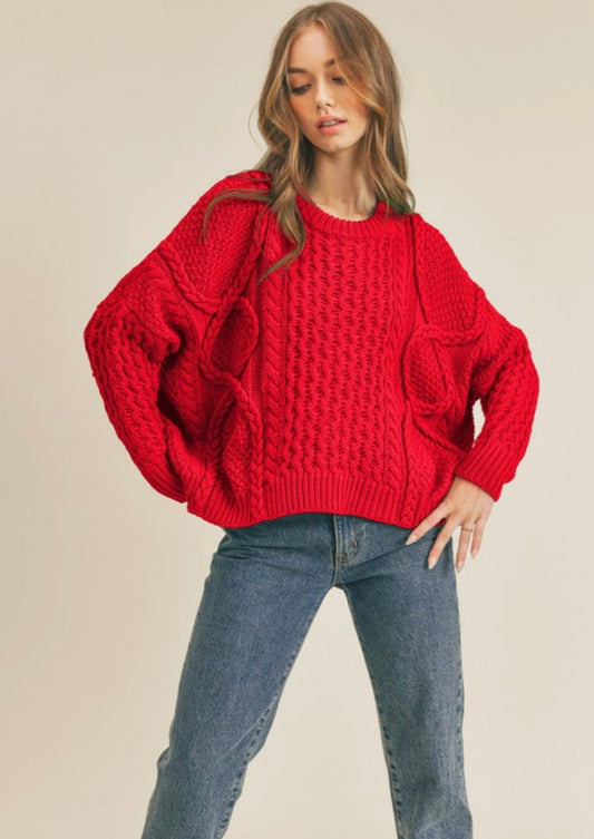 Christy Sweater - Red