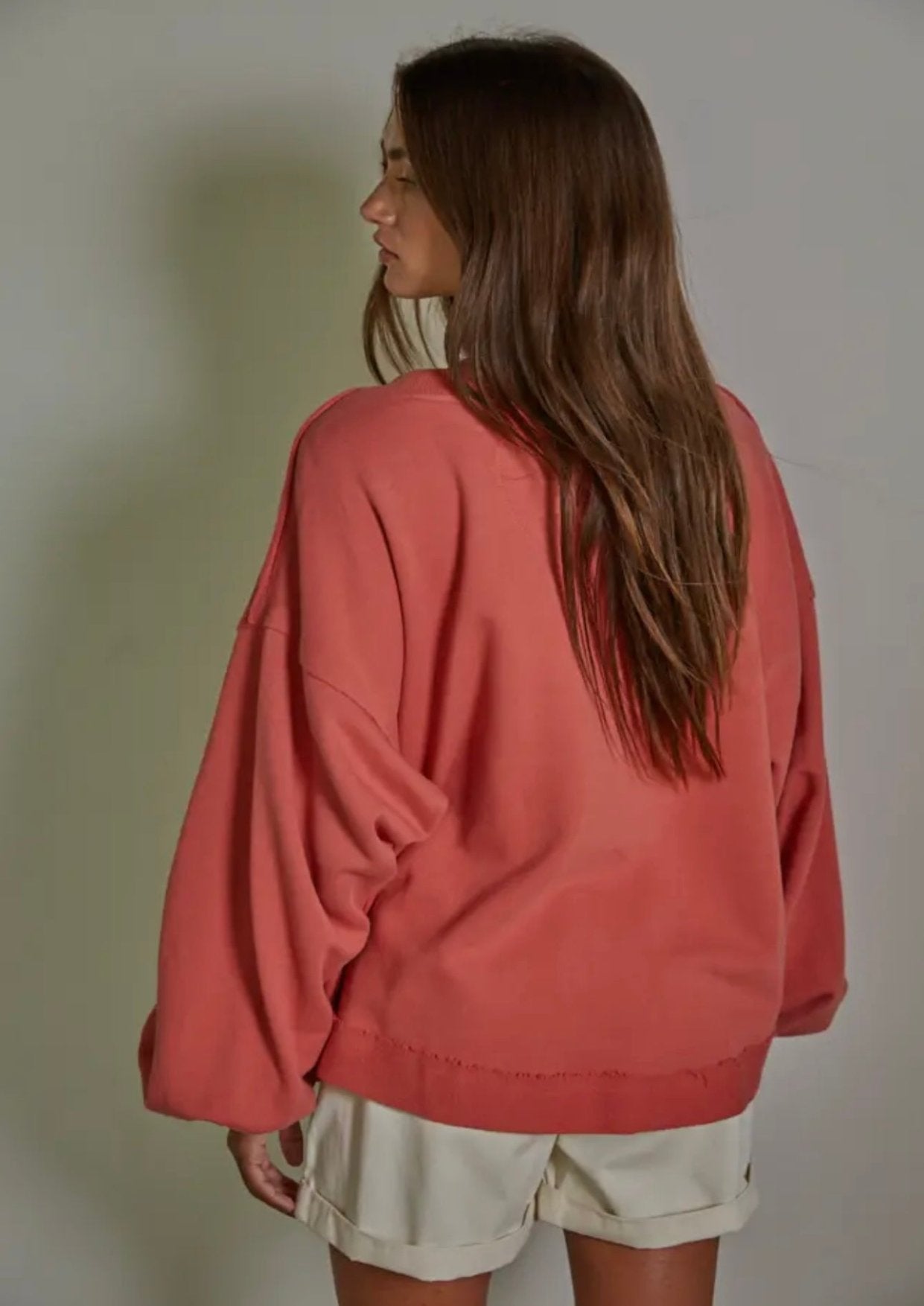 Amelia Sweatshirt - Dusty Red