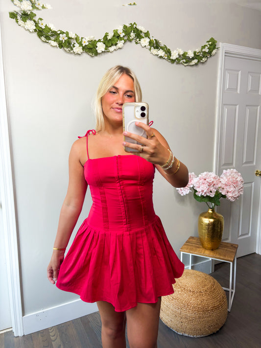 Kylie Dress - Red