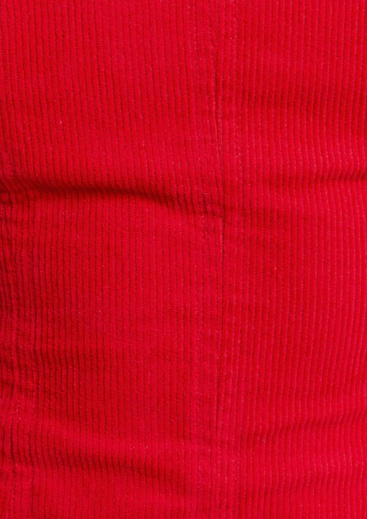 Noelle Corduroy Top - Red